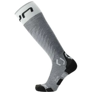 Uyn Ski One Merino Long Socks Grey Melange / White UK 3-5 Men Uyn Ski One Merino Long Socks Grey Melange / White UK 3-5 Men