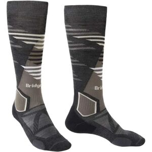 Bridgedale Lightweight Merino Performance Long Socks Graphite / Bungee EU 44-47 Men Bridgedale Lightweight Merino Performance Long Socks Graphite / Bungee EU 44-47 Men