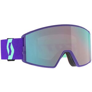 Scott React Ski Goggles Deep Purple Enhancer Aqua Chrome/CAT2 Men,Women Scott React Ski Goggles Deep Purple Enhancer Aqua Chrome/CAT2 Men,Women