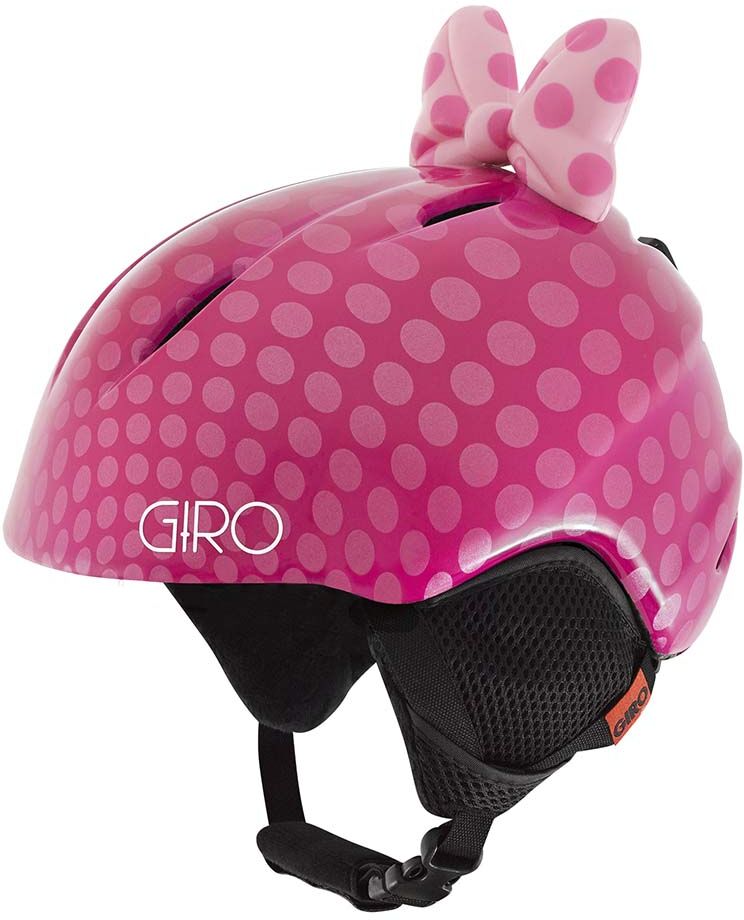 Giro Launch Junior Helmet Pink Bow Polka Dots S unisex