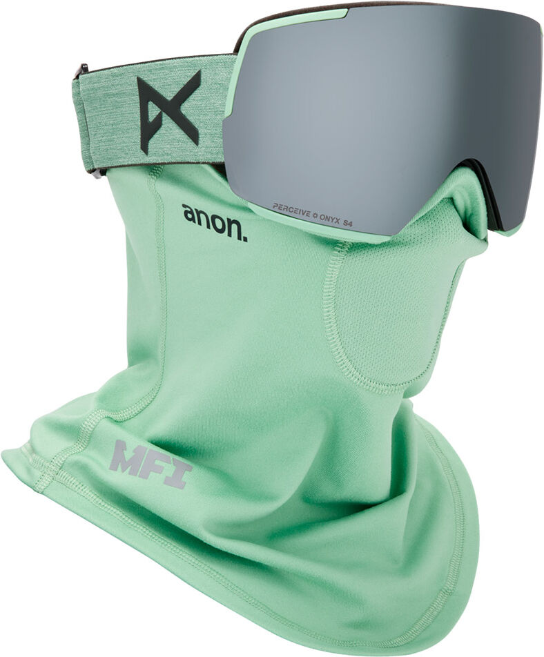 Anon M5+bonus Lens+mfi Face Mask Ski Goggles Soft Sage Perceive Sunny Onyx/CAT4 Men,Women