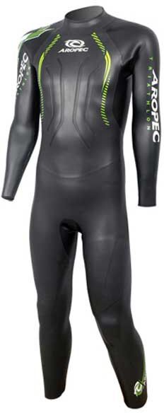 Aropec Flying Fish Ii Neoprene Wetsuit 3/2 Mm Black / Green M Men