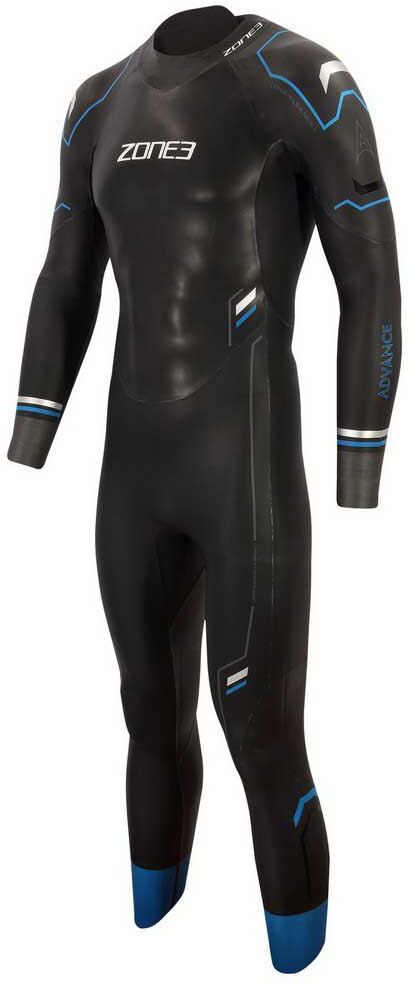 Zone3 Advance Neoprene Wetsuit Black / Blue / Gunmetal S Men