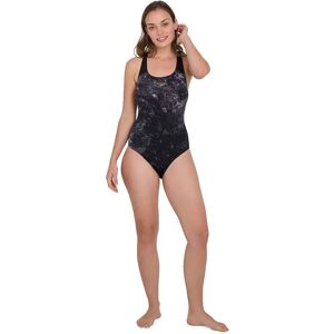 Speedo Placement Powerback Swimsuit Black / Usa Charcoal / White UK 30 Women Speedo Placement Powerback Swimsuit Black / Usa Charcoal / White UK 30 Women