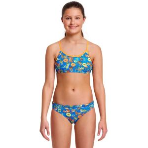 Funkita Big Cat Bash Bikini Novelty Blue 12 Years Girls Funkita Big Cat Bash Bikini Novelty Blue 12 Years Girls