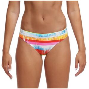 Funkita Sports Dye Hard Bikini Bottom Stripes Multi / White AUS 8 Women Funkita Sports Dye Hard Bikini Bottom Stripes Multi / White AUS 8 Women
