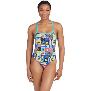 Zoggs Sky Back E+ Swimsuit Scatter Trick 30 Women Zoggs Sky Back E+ Swimsuit Scatter Trick 30 Women