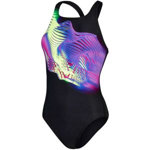 Speedo Placement Digital Medalist Swimsuit Black / Electric Pink / Miami Lilac / Bright Zest UK 30 Women Speedo Placement Digital Medalist Swimsuit Black / Electric Pink / Miami Lilac / Bright Zest UK 30 Women