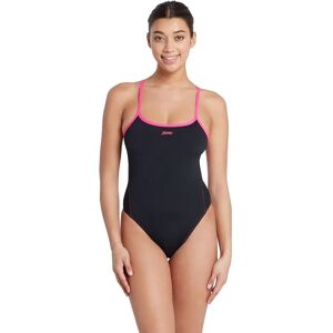 Zoggs Blaze Skyback Swimsuit Black / Magenta 34 Women Zoggs Blaze Skyback Swimsuit Black / Magenta 34 Women