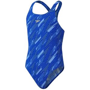 Speedo Hyperboom Allover Medalist Swimsuit True Cobalt / Curious Blue / Lemon Drizzle 5-6 Years Girls Speedo Hyperboom Allover Medalist Swimsuit True Cobalt / Curious Blue / Lemon Drizzle 5-6 Years Girls
