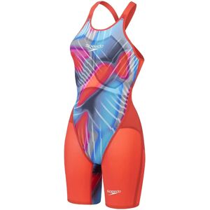Speedo Fastskin Lzr Pure Valor 2.0 Kneeskin Closed Back Competition Swimsuit Flame Red / Picton Blue UK 22 Women Speedo Fastskin Lzr Pure Valor 2.0 Kneeskin Closed Back Competition Swimsuit Flame Red / Picton Blue UK 22 Women