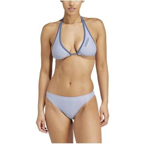 Adidas Padded Sportswear Neckholder Bikini Silver Violet / Pink Spark M Women Adidas Padded Sportswear Neckholder Bikini Silver Violet / Pink Spark M Women