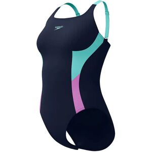 Speedo Shaping Solid Splice Swimsuit True Navy UK 38 Women Speedo Shaping Solid Splice Swimsuit True Navy UK 38 Women