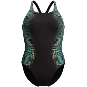 Speedo Digital Printed Medalist Swimsuit Turquoise Gem UK 32 Women Speedo Digital Printed Medalist Swimsuit Turquoise Gem UK 32 Women