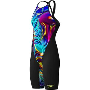 Speedo Fastskin Lzr Pure Valor 2.0 Closedback Swimsuit Black / Molten Blur UK 24 Women Speedo Fastskin Lzr Pure Valor 2.0 Closedback Swimsuit Black / Molten Blur UK 24 Women