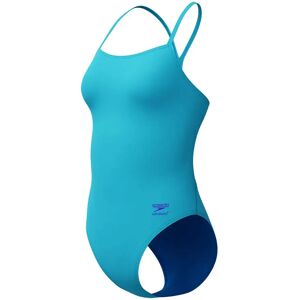 Speedo Fl Solid V-back 2.0 Swimsuit Picton Blue UK 30 Women Speedo Fl Solid V-back 2.0 Swimsuit Picton Blue UK 30 Women