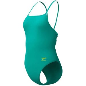 Speedo Fl Solid Web Back Swimsuit Turquoise Gem UK 28 Women Speedo Fl Solid Web Back Swimsuit Turquoise Gem UK 28 Women