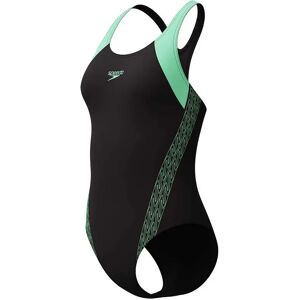 Speedo Hyperboom Splice Laneback Swimsuit Alfalfa Green UK 38 Women Speedo Hyperboom Splice Laneback Swimsuit Alfalfa Green UK 38 Women