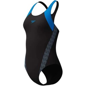 Speedo Hyperboom Splice Laneback Swimsuit Lagoon Blue UK 40 Women Speedo Hyperboom Splice Laneback Swimsuit Lagoon Blue UK 40 Women