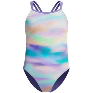 Speedo Printed Twinstrap Swimsuit Purple Mist 7-8 Years Girls Speedo Printed Twinstrap Swimsuit Purple Mist 7-8 Years Girls