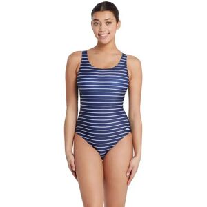 Zoggs Yarra Scoopback Swimsuit Navy 38 Women Zoggs Yarra Scoopback Swimsuit Navy 38 Women