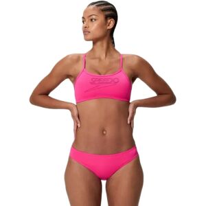 Speedo Endurance+ Logo Thin Strap Bikini Margarita Pink UK 30 Women Speedo Endurance+ Logo Thin Strap Bikini Margarita Pink UK 30 Women