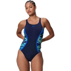 Speedo Hyperboom Splice Muscleback Swimsuit Peacoat / Deep Sapphire UK 38 Women Speedo Hyperboom Splice Muscleback Swimsuit Peacoat / Deep Sapphire UK 38 Women