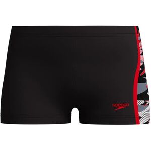 Speedo Hyperboom Splice Swimming Boxer Anthracite / High Risk Red 14 Years Boys Speedo Hyperboom Splice Swimming Boxer Anthracite / High Risk Red 14 Years Boys