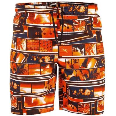 Speedo Shantytown Printed Leisure 17´´ Swimming Shorts Navy / Peel / Fluo Orange / White 8-9 Years Boys Speedo Shantytown Printed Leisure 17´´ Swimming Shorts Navy / Peel / Fluo Orange / White 8-9 Years Boys