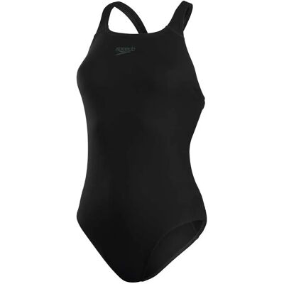 Speedo Eco Endurance+ Medalist Swimsuit Black UK 32 Women Speedo Eco Endurance+ Medalist Swimsuit Black UK 32 Women