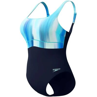 Speedo Shaping Contoureclipse Printed Swimsuit True Navy UK 36 Women Speedo Shaping Contoureclipse Printed Swimsuit True Navy UK 36 Women