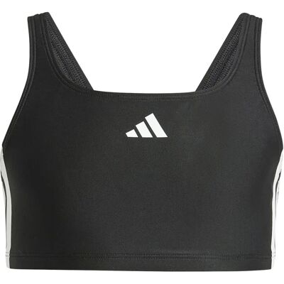 Adidas 3 Stripes V Back Bikini Black / White 3-4 Years Girls Adidas 3 Stripes V Back Bikini Black / White 3-4 Years Girls