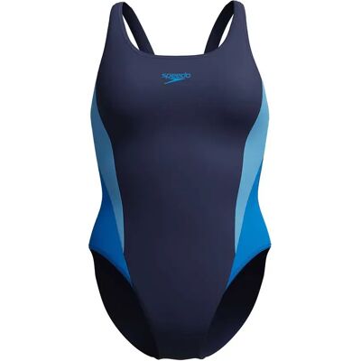 Speedo Colourblock 2.0 Swimsuit Lagoon Blue UK 40 Women Speedo Colourblock 2.0 Swimsuit Lagoon Blue UK 40 Women