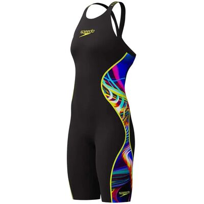 Speedo Fastskin Lzr Pure Intent 2.0 Openback Swimsuit Black / Molten Blur / Hyper Yellow UK 23 Women Speedo Fastskin Lzr Pure Intent 2.0 Openback Swimsuit Black / Molten Blur / Hyper Yellow UK 23 Women