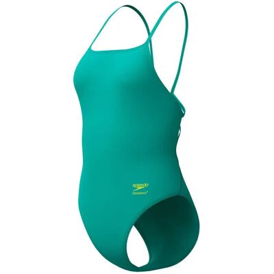 Speedo Fl Solid Web Back Swimsuit Turquoise Gem UK 28 Women Speedo Fl Solid Web Back Swimsuit Turquoise Gem UK 28 Women