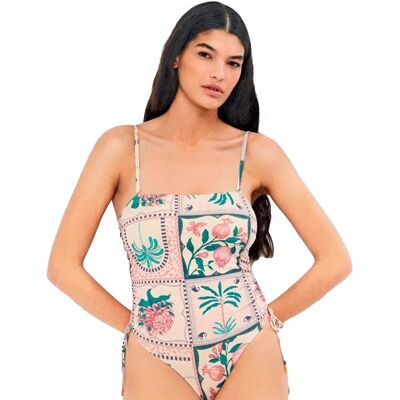 Gisela Bandeau Neckline Wire-free Swimsuit Printed M Women Gisela Bandeau Neckline Wire-free Swimsuit Printed M Women