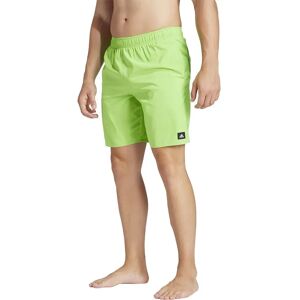 Adidas Solid Clx Classic Swimming Shorts Lucid Lime / White S Men Adidas Solid Clx Classic Swimming Shorts Lucid Lime / White S Men