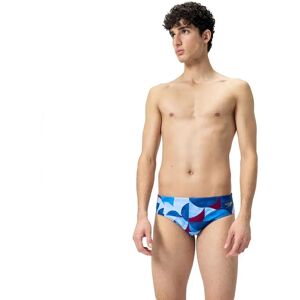 Speedo 8cm Allover Swimming Brief Punch Blue / Cerulean Blue / Magenta Haze UK 28 Men Speedo 8cm Allover Swimming Brief Punch Blue / Cerulean Blue / Magenta Haze UK 28 Men