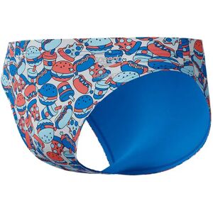 Speedo Ml Printed Swimming Brief Fast Lane Feast / Lagoon Blue UK 30 Men Speedo Ml Printed Swimming Brief Fast Lane Feast / Lagoon Blue UK 30 Men