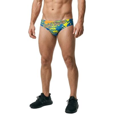 Turbo Saint Barth Blue Swimming Brief - Waterpolo & Swimwear Turbo Saint Barth Blue Swimming Brief - Waterpolo & Swimwear