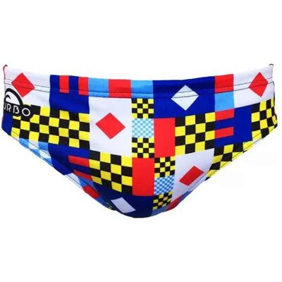 Turbo Multicolor Swimming Brief 5XL - Swimwear Turbo Multicolor Swimming Brief 5XL - Swimwear