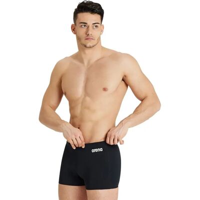 Arena Team Solid Swimming Boxer Black / White FR 85 Men Arena Team Solid Swimming Boxer Black / White FR 85 Men
