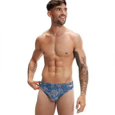 Speedo Escape 5 Cm Swimming Brief Pure Blue / Picton Blue / White UK 30 Men Speedo Escape 5 Cm Swimming Brief Pure Blue / Picton Blue / White UK 30 Men