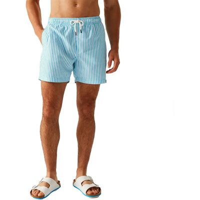 Regatta Loras Swimming Shorts Aquarius Blue Stripe S male Regatta Loras Swimming Shorts Aquarius Blue Stripe S male