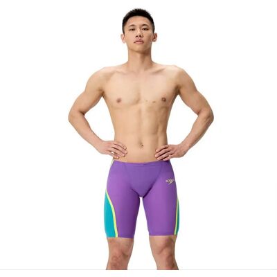 Speedo Fastskin Lzr Pure Intent 2.0 Jammer Galaxy Grape / Mayan Blue / Hyper Yellow UK 22 Men Speedo Fastskin Lzr Pure Intent 2.0 Jammer Galaxy Grape / Mayan Blue / Hyper Yellow UK 22 Men