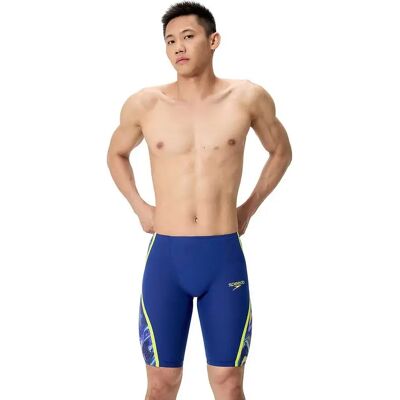 Speedo Fastskin Lzr Pure Intent 2.0 Printed High Waist Jammer Noble Navy / Morphosis / Hyper Yellow UK 25 Men Speedo Fastskin Lzr Pure Intent 2.0 Printed High Waist Jammer Noble Navy / Morphosis / Hyper Yellow UK 25 Men