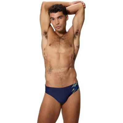 Speedo Medly Logo 3.5in Swimming Brief Peacoat / Deep Sapphire UK 34 Men Speedo Medly Logo 3.5in Swimming Brief Peacoat / Deep Sapphire UK 34 Men