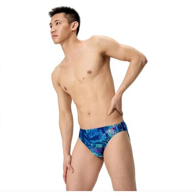 Speedo Printed Swimming Brief Pixel Pool / Navy UK 28 Men Speedo Printed Swimming Brief Pixel Pool / Navy UK 28 Men