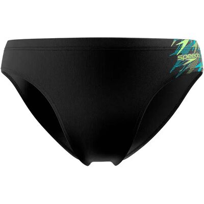 Speedo Medley Logo 7cm Swimming Brief Anthracite / Hyper Teal 32 Men Speedo Medley Logo 7cm Swimming Brief Anthracite / Hyper Teal 32 Men