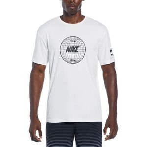 Nike Swim Lead Line Hydroguard Short Sleeve T-shirt White M Men Nike Swim Lead Line Hydroguard Short Sleeve T-shirt White M Men